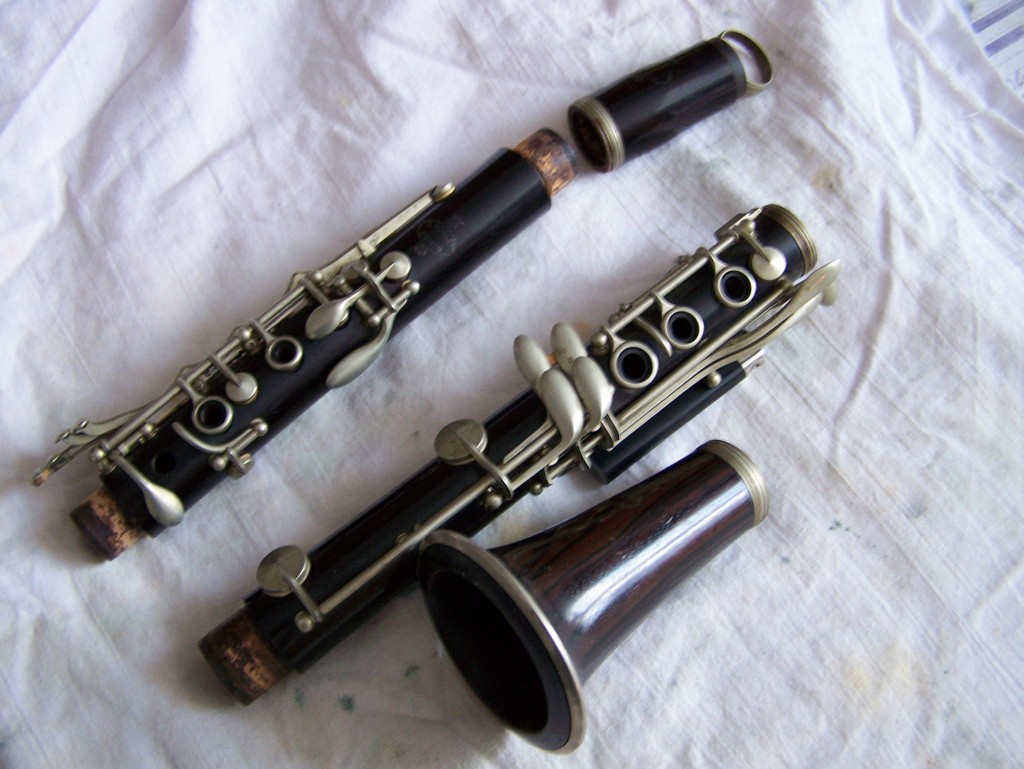 Démontage de la clarinette